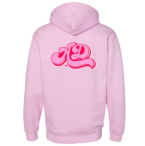 AB LOGO HOODIE - PINK