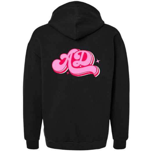 AB LOGO HOODIE - BLACK